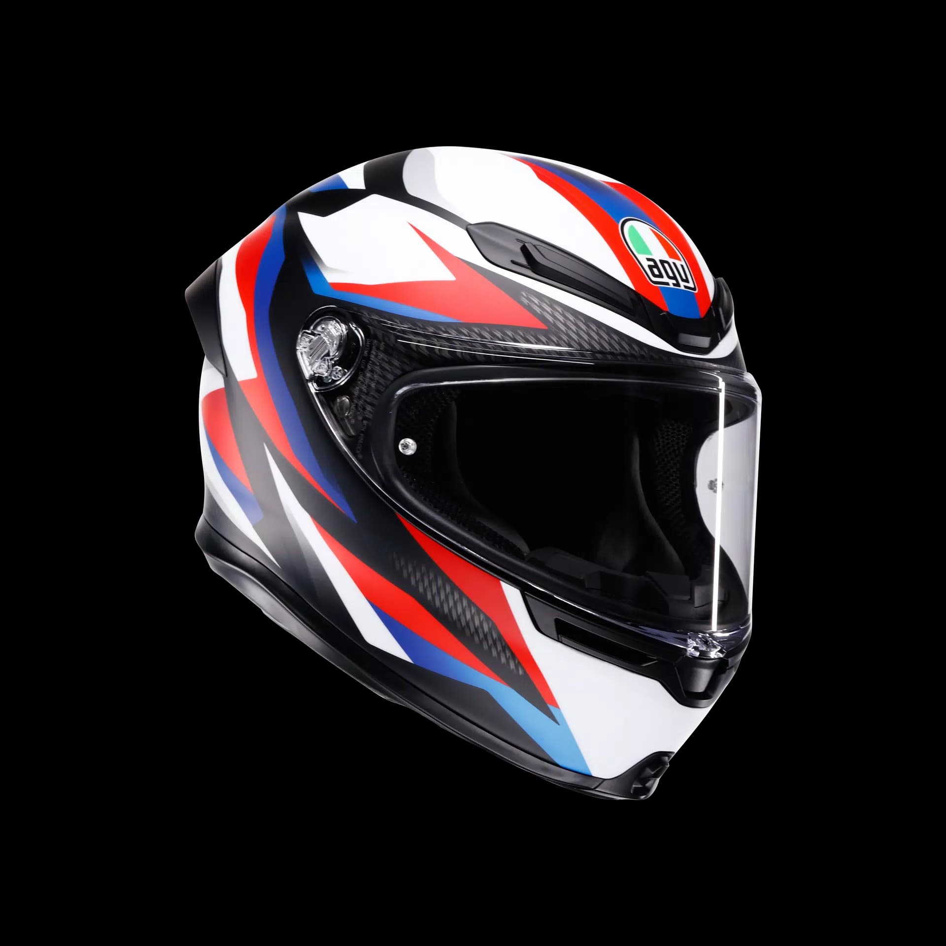 AGV K6 S Timewarp Matt Black Red Blue
