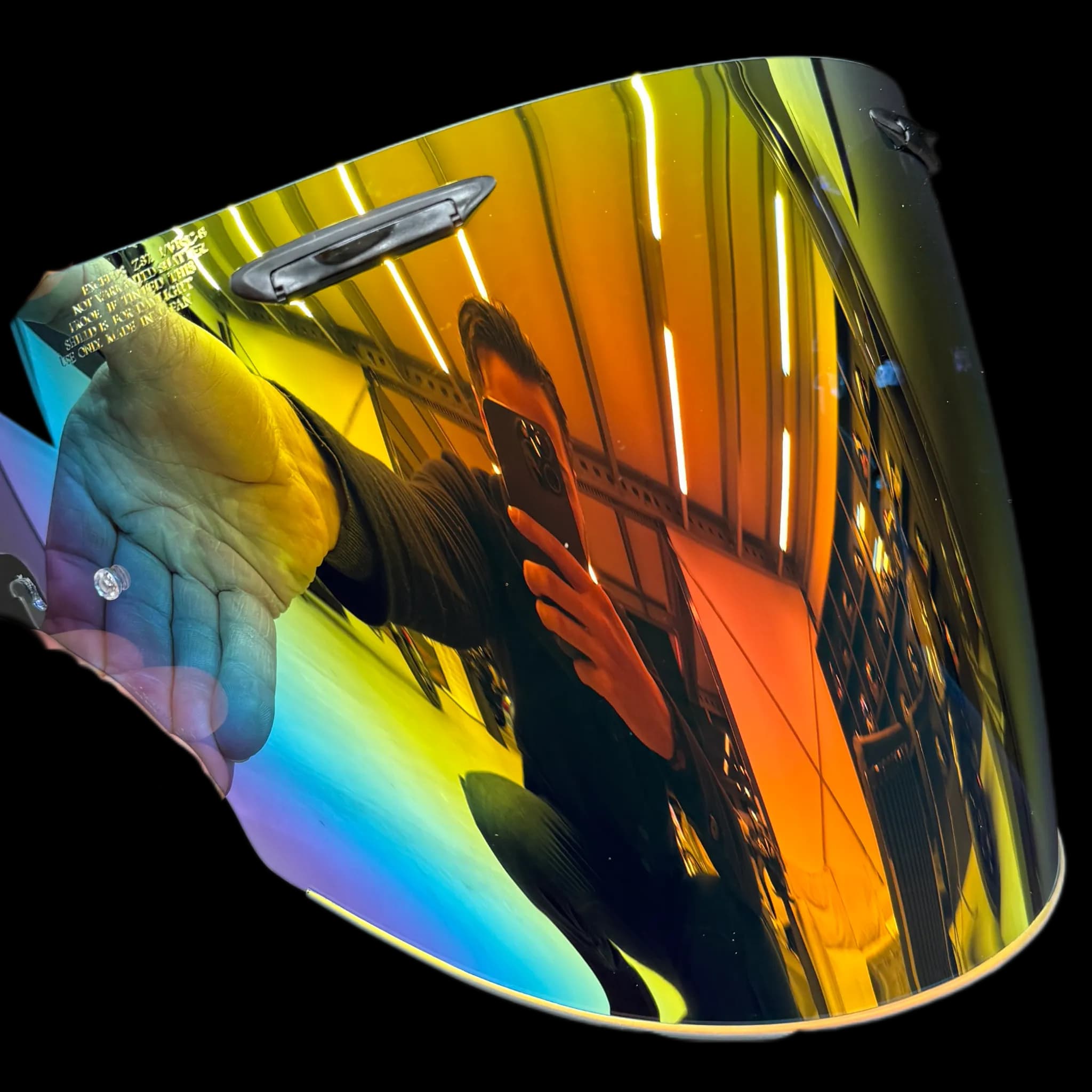 Arai VAS-Z vizier Iridium Rood