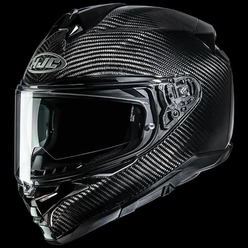 HJC F72 Solid Carbon Glossy Black