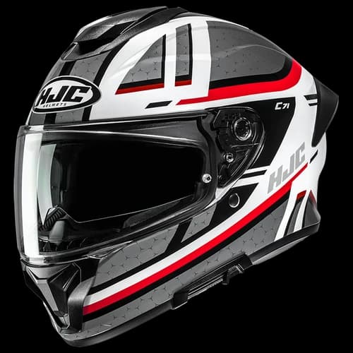 HJC C71 Novah Wit Rood