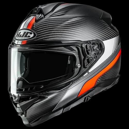HJC F72 Carbon Eos Zwart Oranje