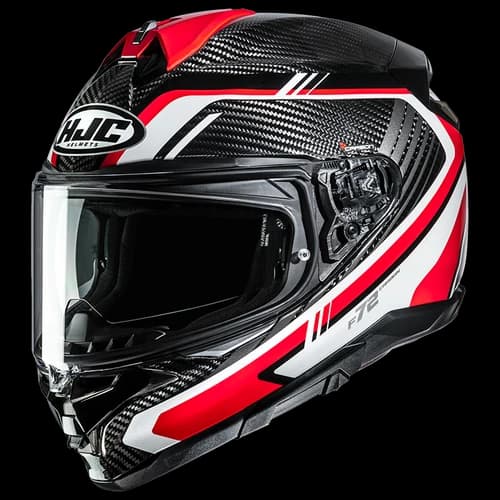 HJC F72 Carbon Cairo Black Red
