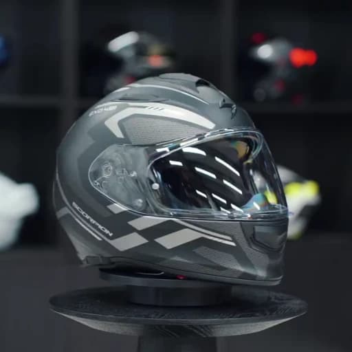Scorpion Exo-491 Kripta Matt Black-Silver