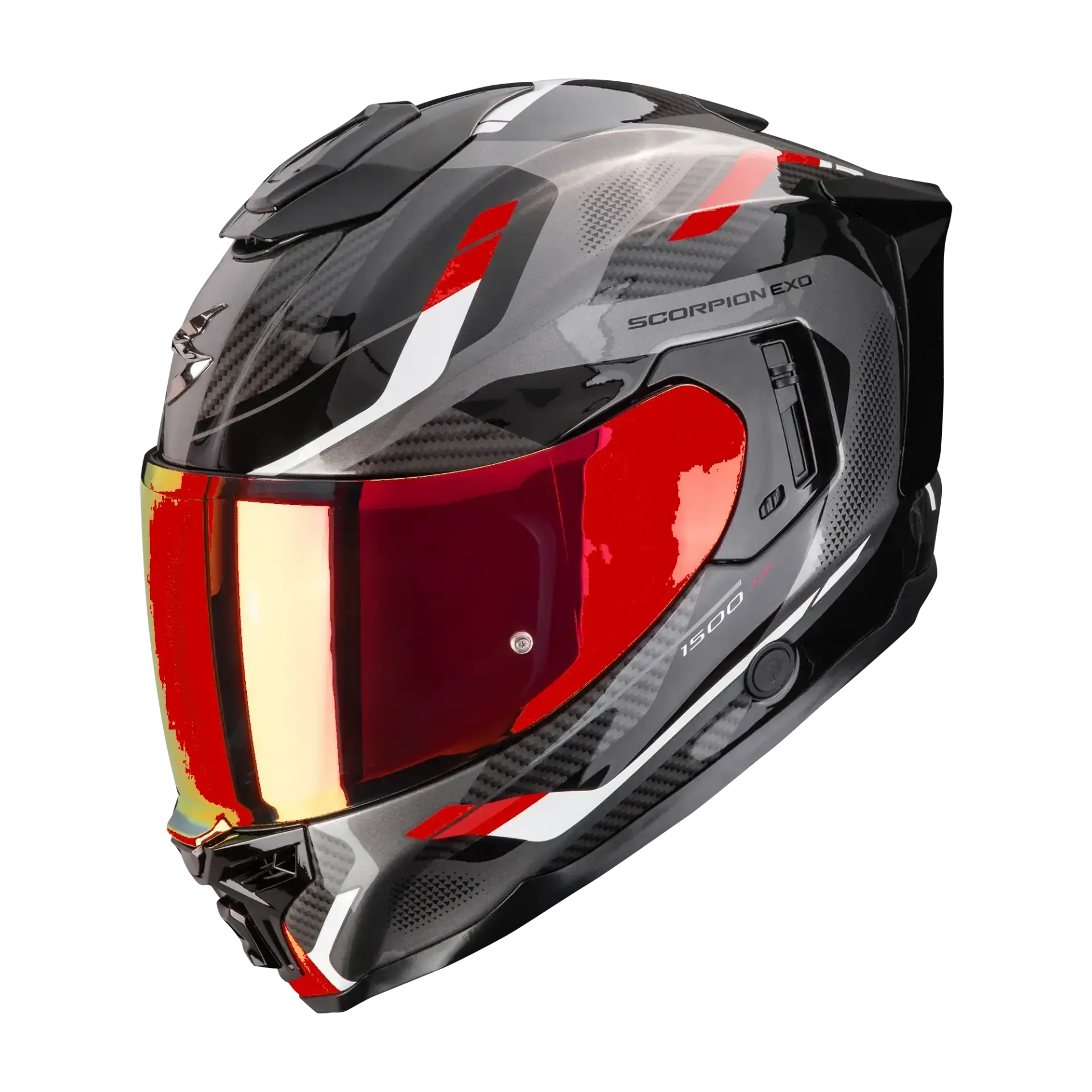 Scorpion EXO-1500 Sleek Black Red