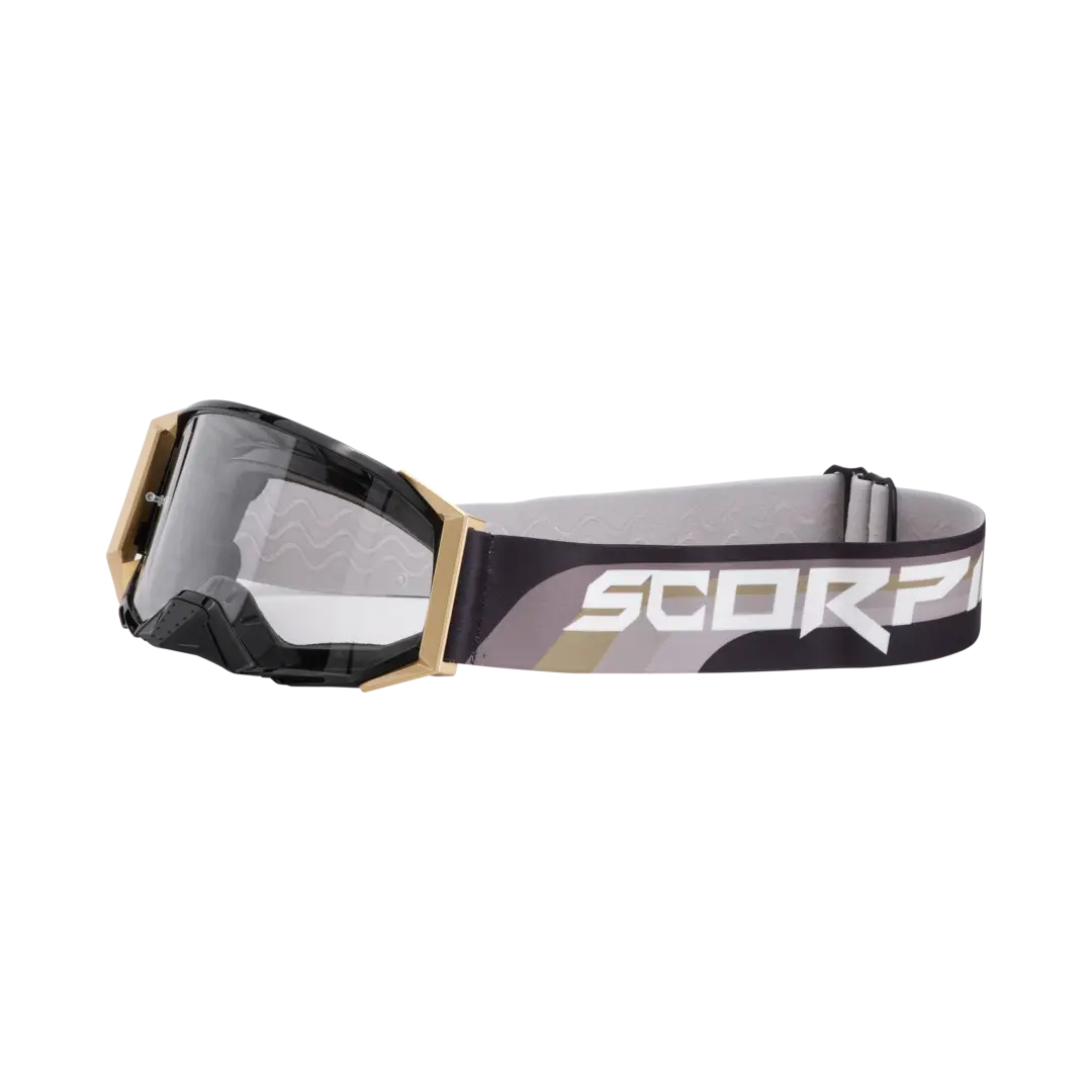 Scorpion Motocross Goggles / Goggle Black - Gold E24
