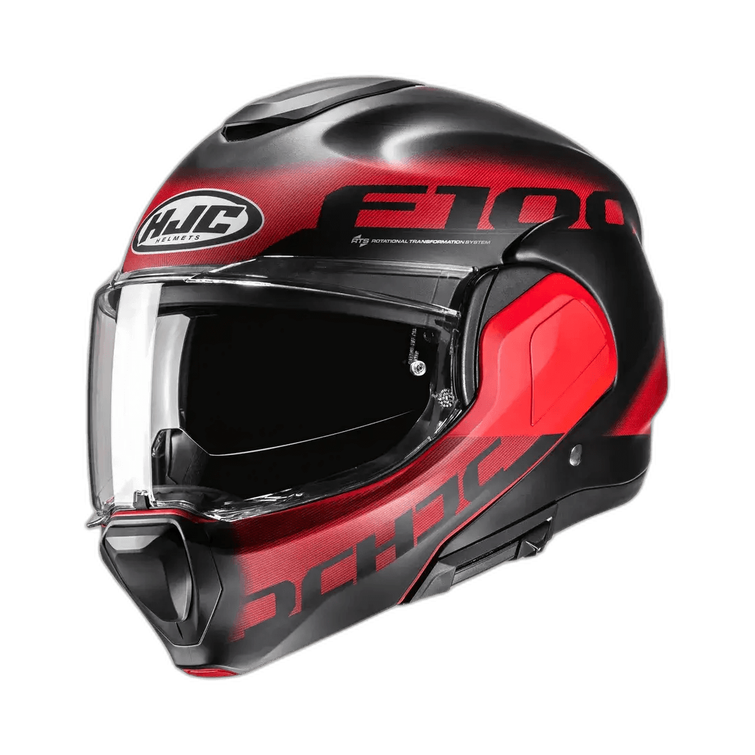 HJC F100 Hetal Rood/Zwart