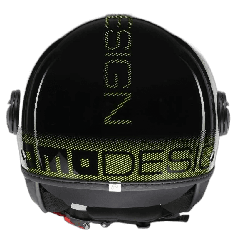 Momo FGTR Classic Stripes Glossy Black Yellow Fluo
