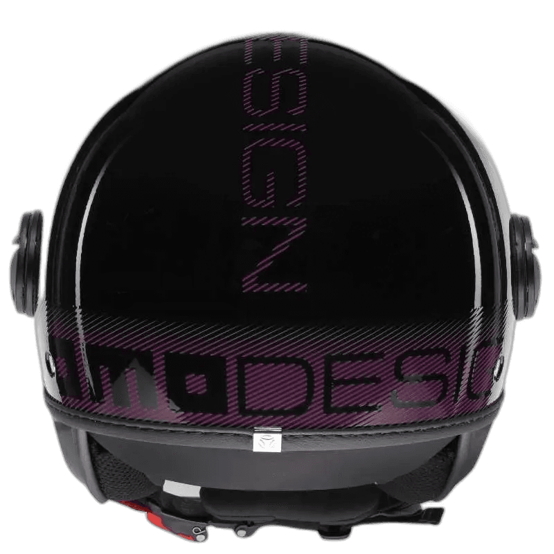 Momo FGTR Classic Stripes Glossy Black Fuxia
