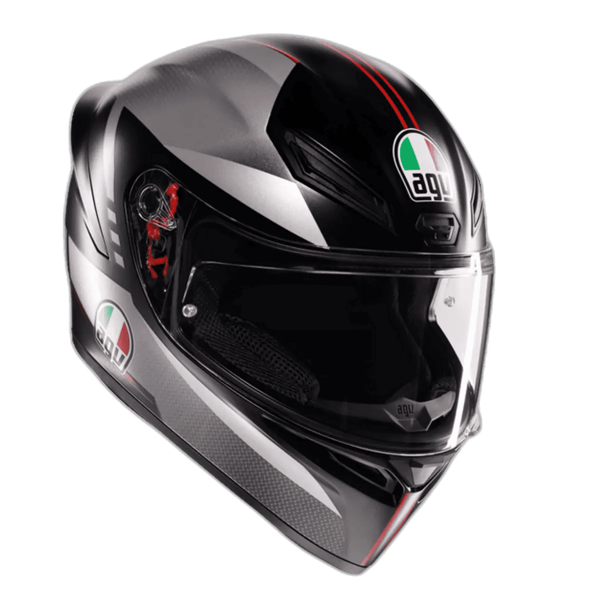 AGV K1 S Lap Matt Black/Grey/Red