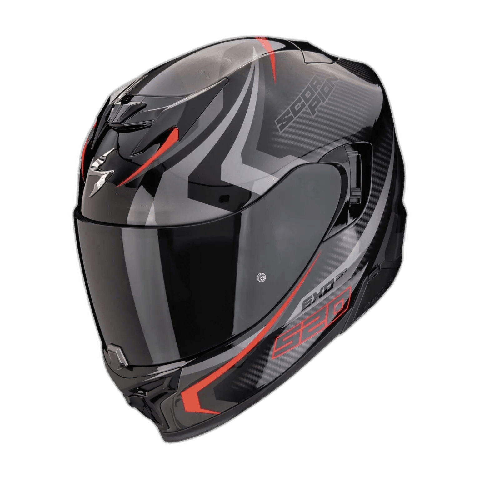 Scorpion Exo-520 Evo Air Terra Black-Silver-Red