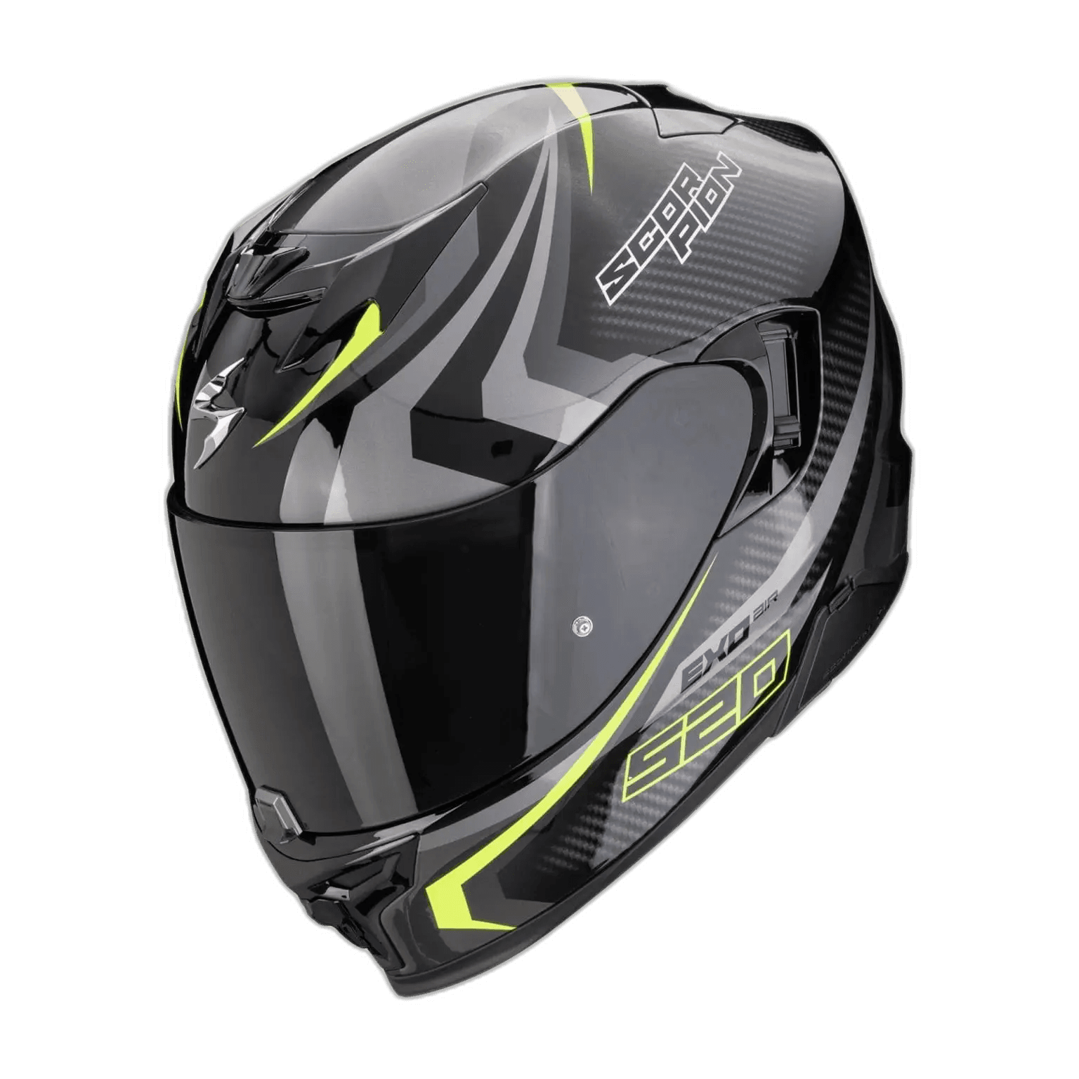 Scorpion Exo-520 Evo Air-Terra-Black-Silver-Yellow