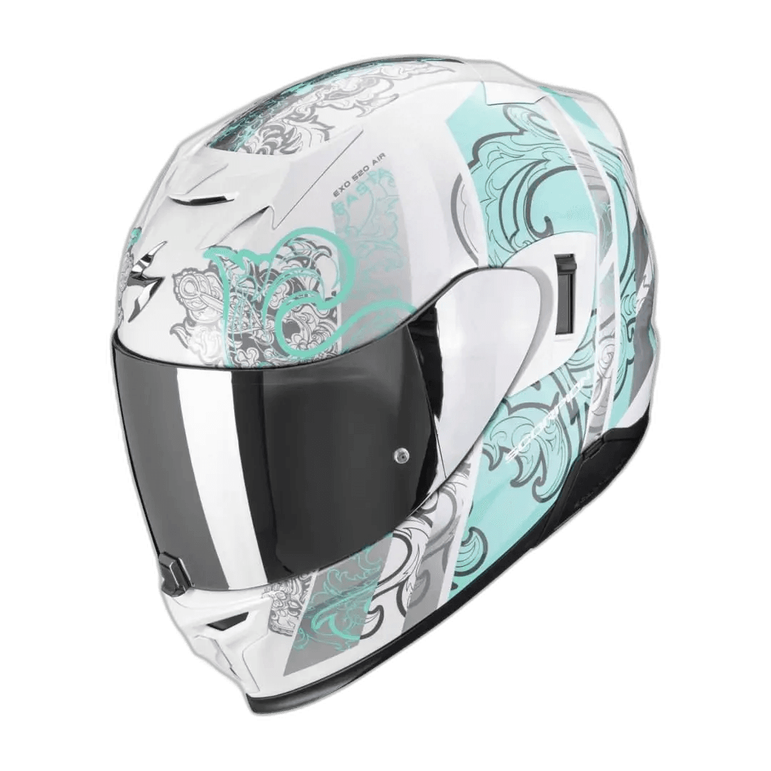 Scorpion Exo-520 Evo Air Fasta White-Light blue