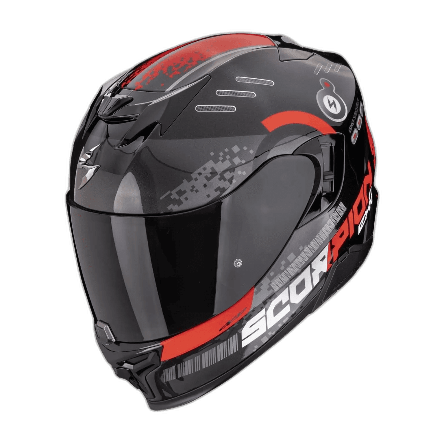 Scorpion Exo-520 Evo Air Titan Metal Black-Red