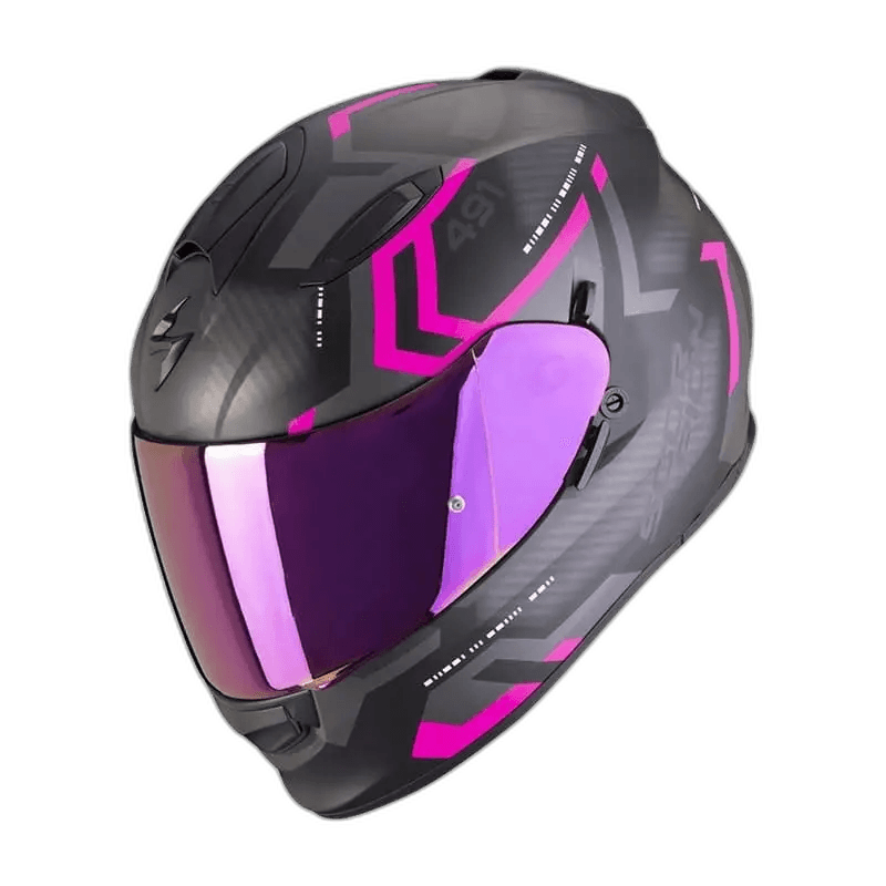Scorpion Exo-491 Spin Matt Black-Pink