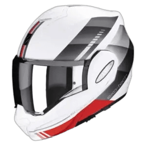 Scorpion Exo-Tech Evo Genre White Mat Silver Red