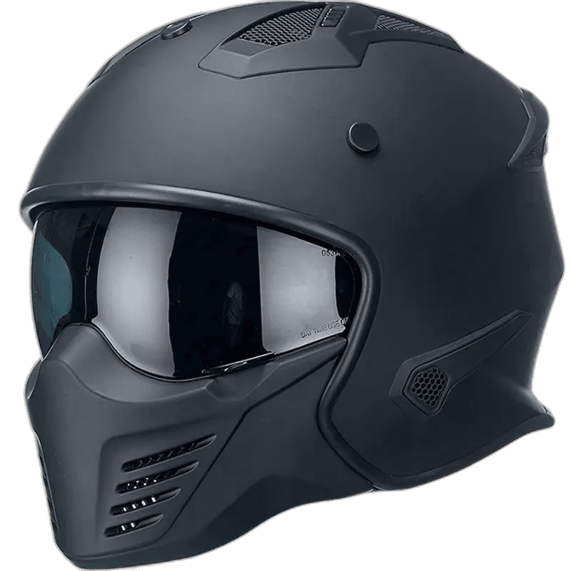 Helm Vito Jet Bruzano Mat Zwart