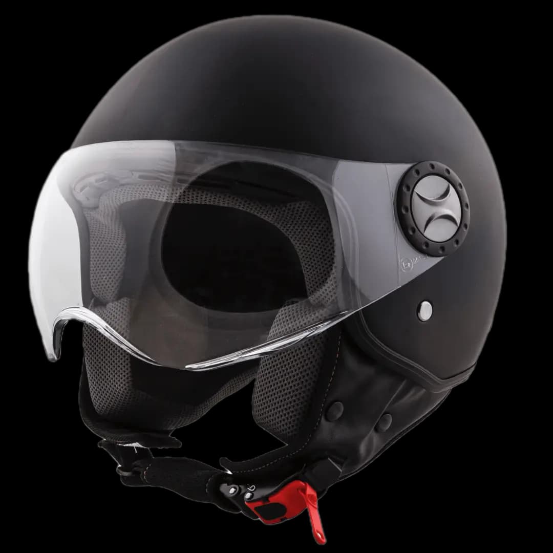 Helm Vito Jet Loreto Mat Zwart