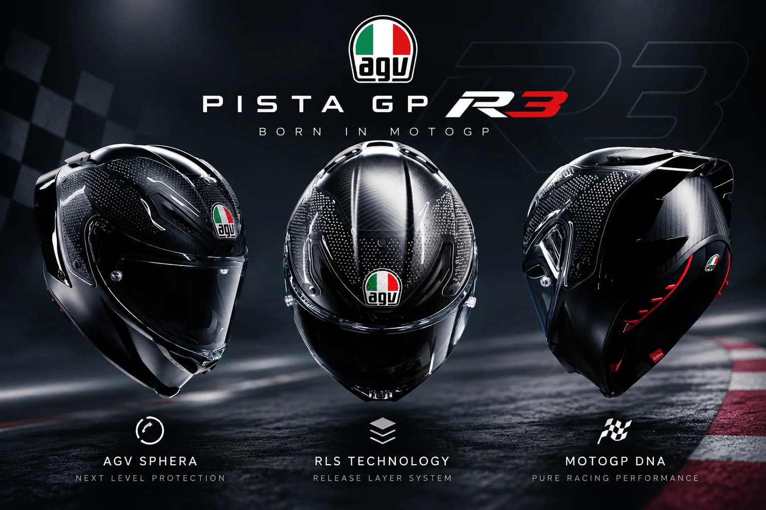 AGV Pista GP R3: de nieuwe generatie MotoGP-racehelm