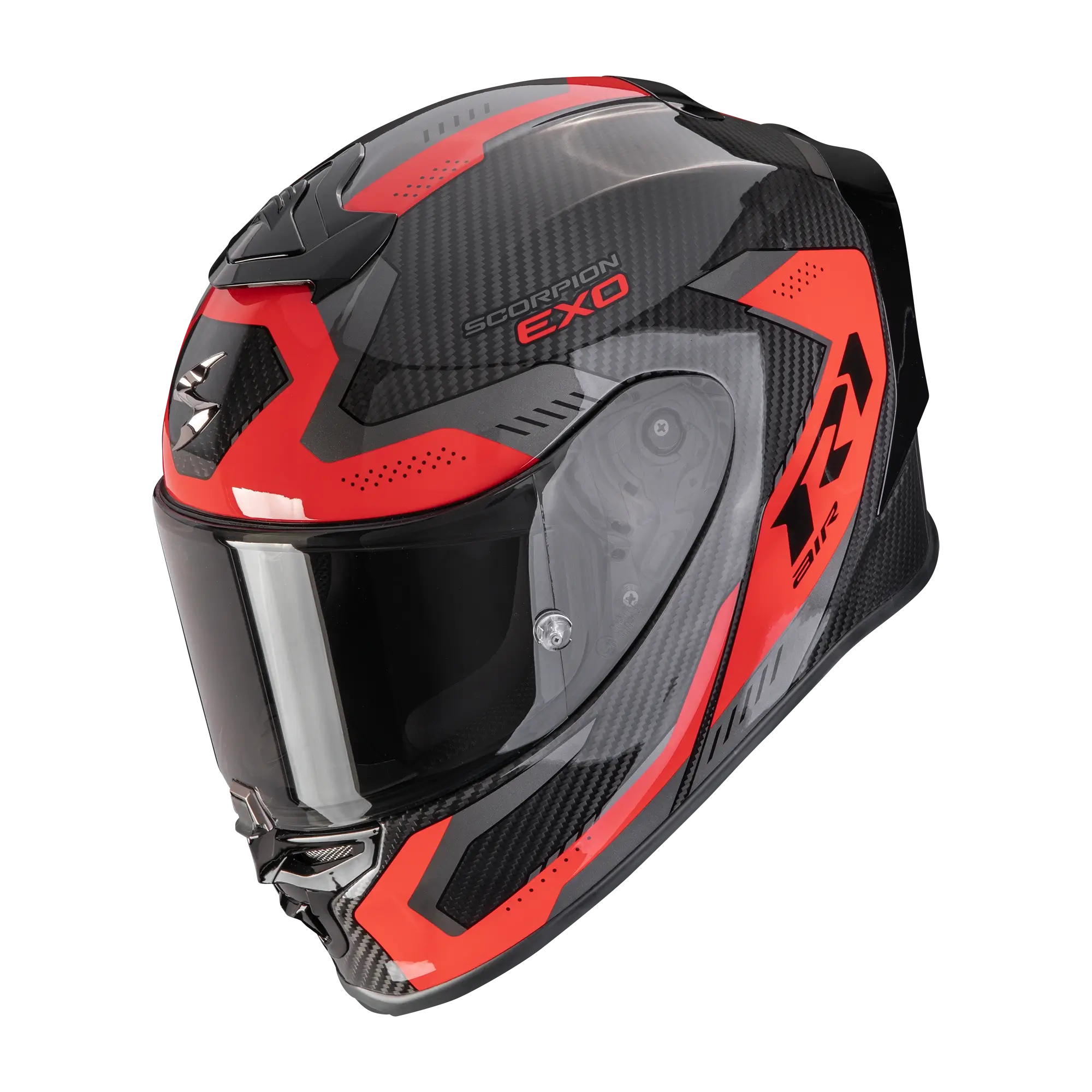 Scorpion Exo-R1 Evo Carbon Air Propel Black Red