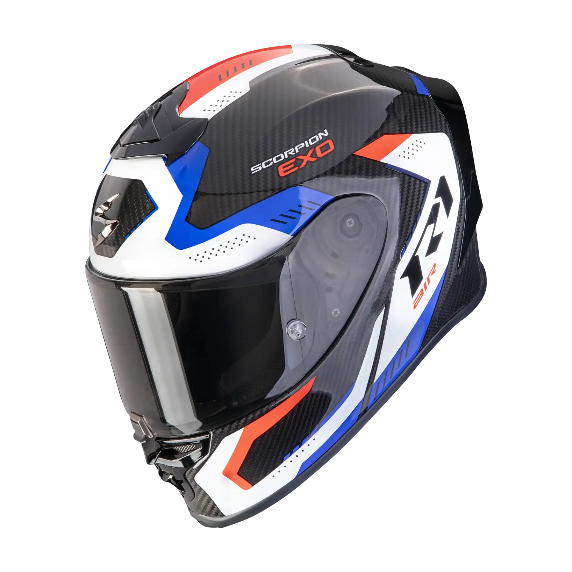 Scorpion Exo-R1 Evo Carbon Air Propel Black White Red