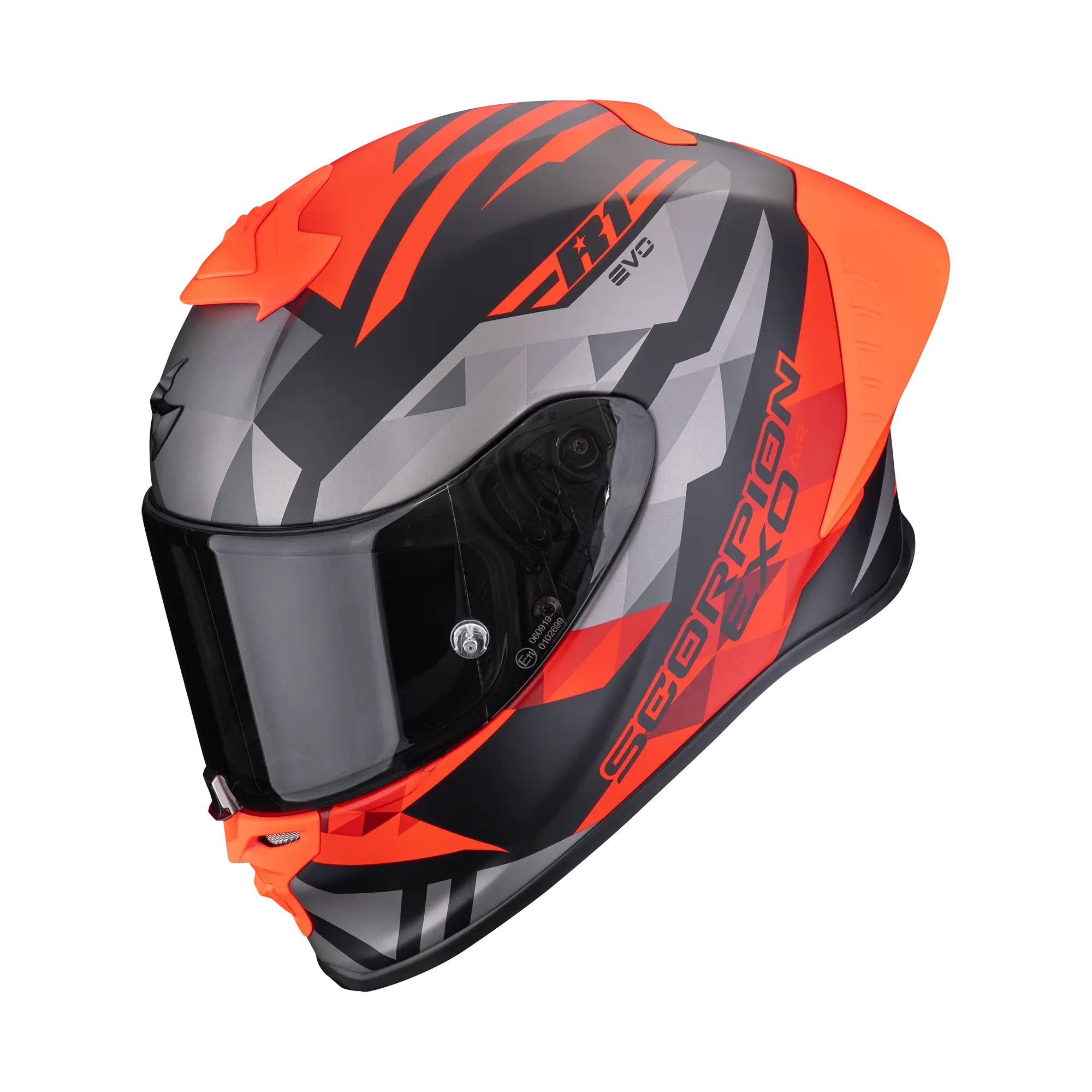Scorpion EXO-R1 Evo II Valere Matt Black Red