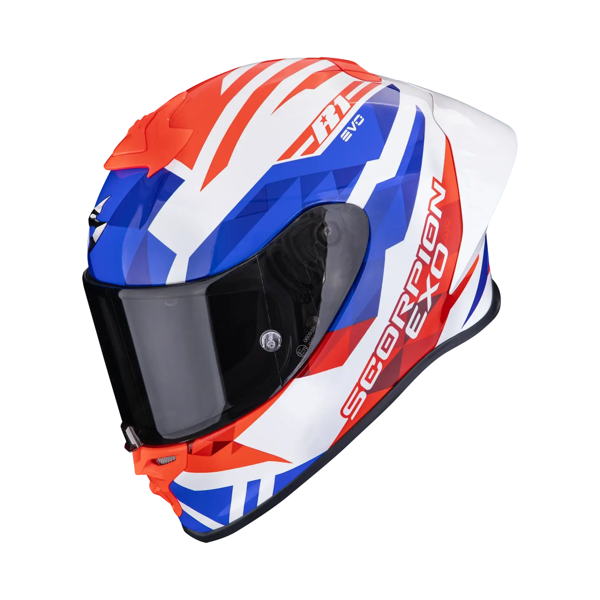 Scorpion EXO-R1 Evo II Valere White Red Blue