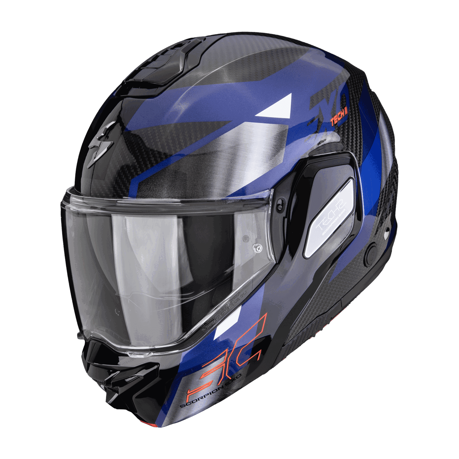 Scorpion EXO-TECH II Carbon DRIFT Black Silver Blue