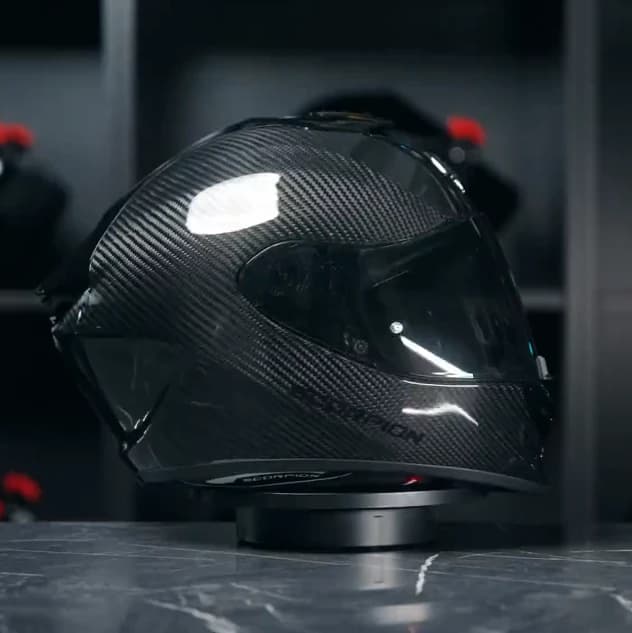 Scorpion Exo-1400 Evo II Carbon Air Solid Glossy Black
