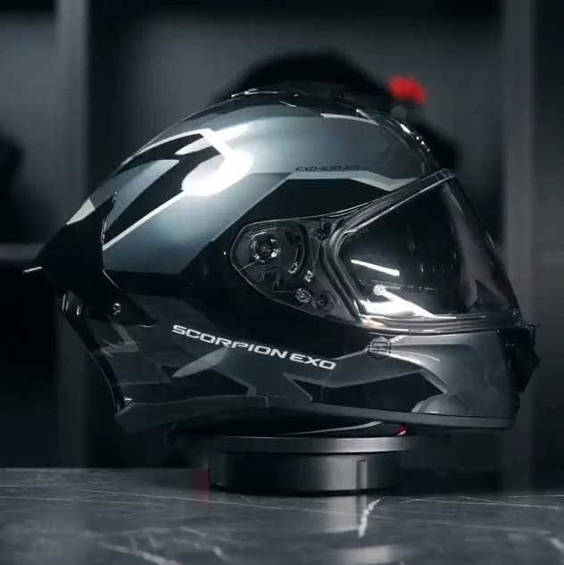 Scorpion EXO-530 Clip Silver Black