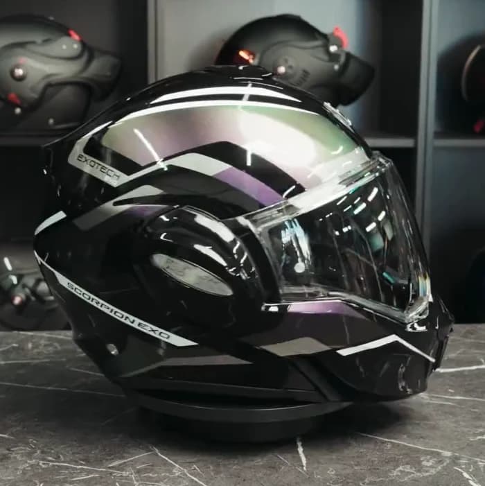Scorpion Exo-Tech Evo Furio Black-Chameleon