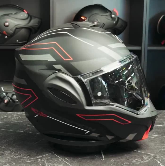 Scorpion Exo-Tech Evo Conquer Matt Black-Red