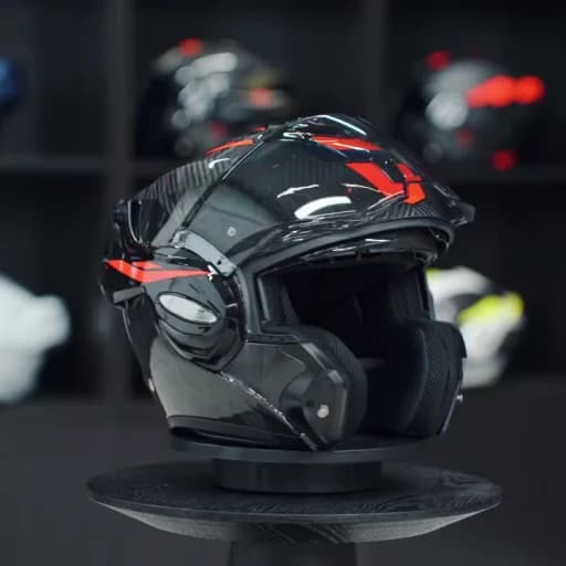 Scorpion Exo-Tech Evo Carbon Rover Black-Red
