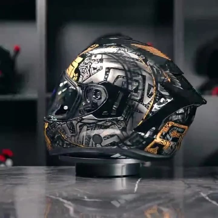 Scorpion EXO-1500 Apus Black Grey Gold