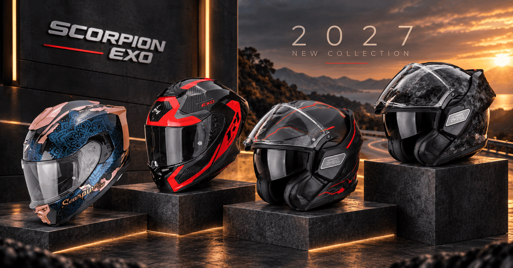 Nieuwe Scorpion 2027 collectie: ontdek de nieuwste Scorpion helmen