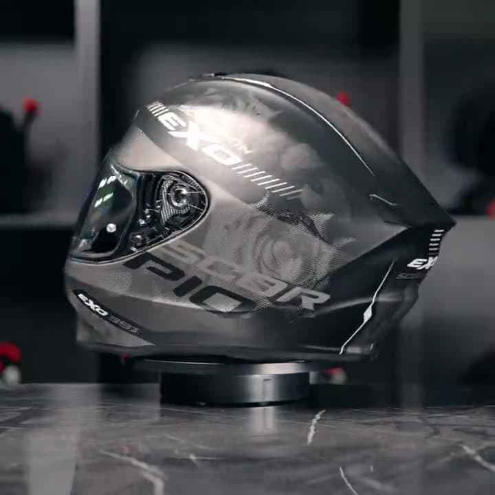 Scorpion Exo-391 Ava Matt Black-Silver