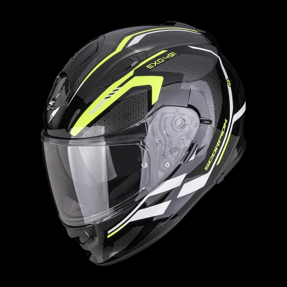 Scorpion Exo-491 Kripta Black Neon Yellow White