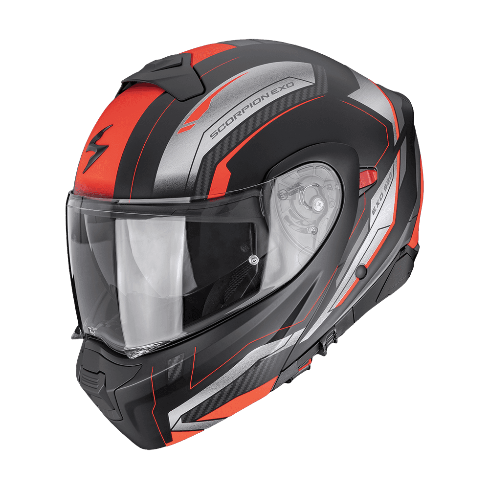 Scorpion Exo-930 Evo Space Matt Black Silver Red