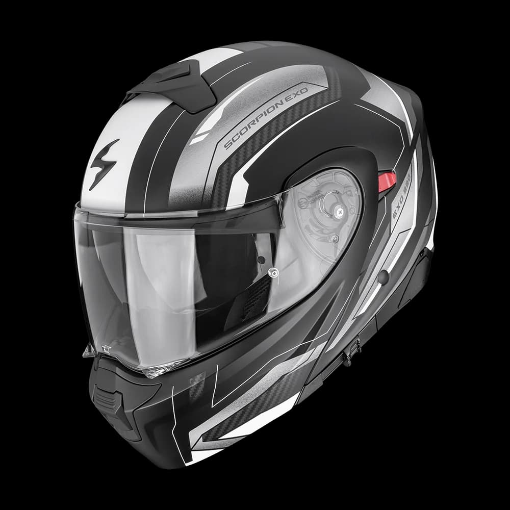 Scorpion Exo-930 Evo Space Matt Black Silver White