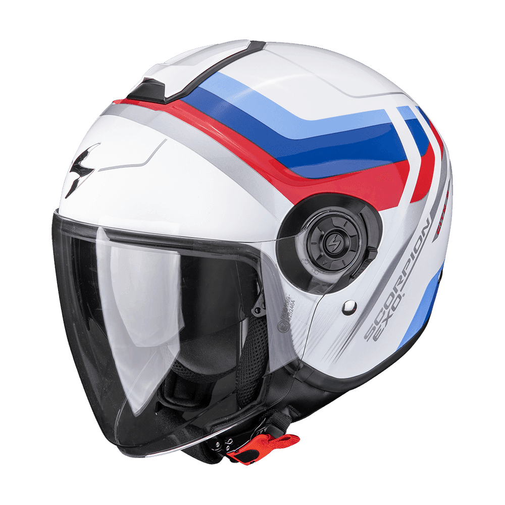 Scorpion Exo-City II Sport White Blue Red