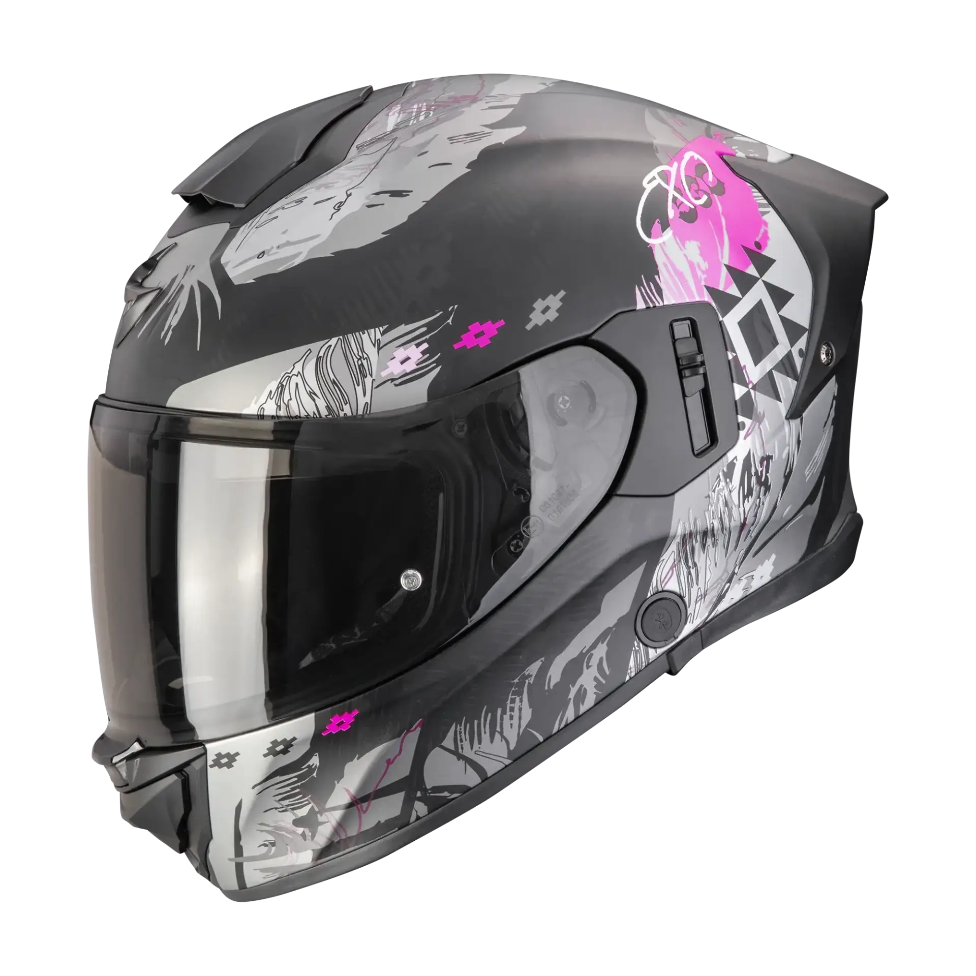 Scorpion EXO-530 Hadji Matt Black Pink