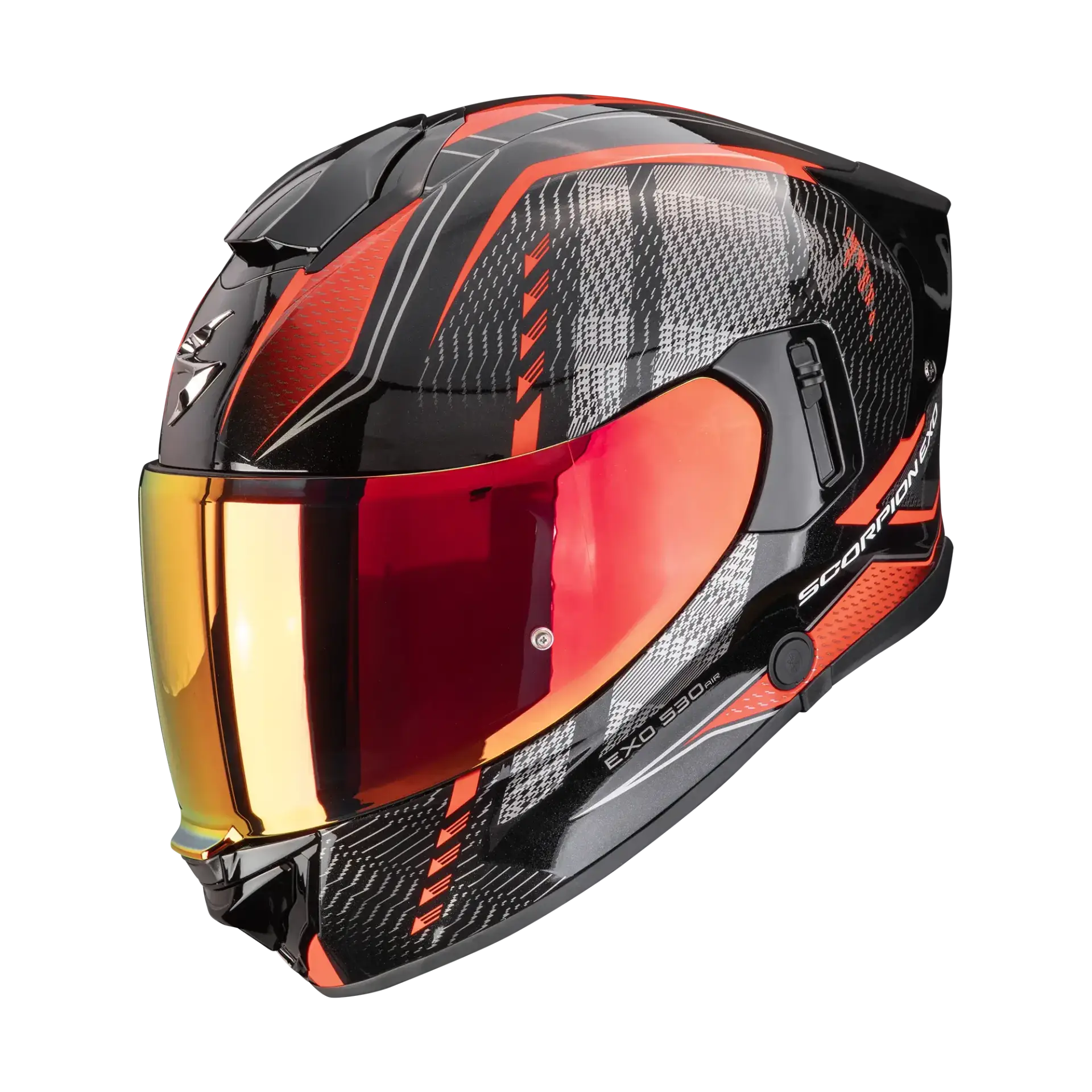 Scorpion EXO-530 Theras Black Metal Red