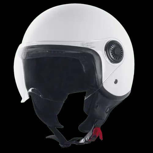 Helm Vito Jet Loreto Glans Wit