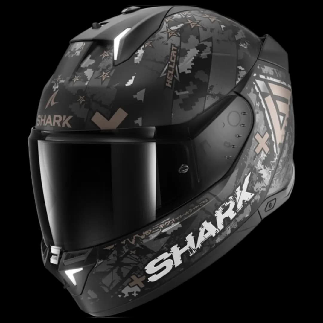 Shark Skwal i3 Hellcat Mat Black Chrom Anthracite KUA