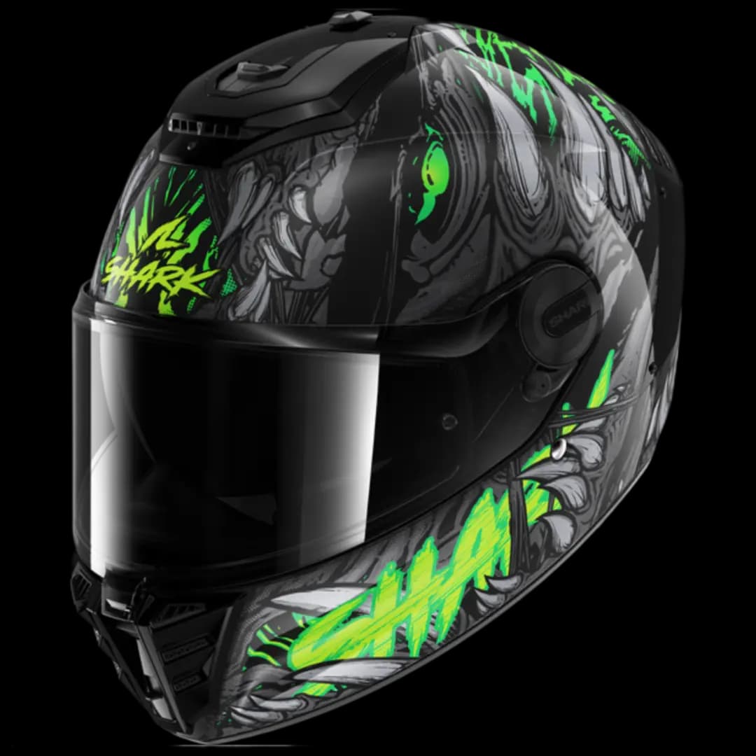 Shark Spartan RS Shaytan Black Green Anthracite