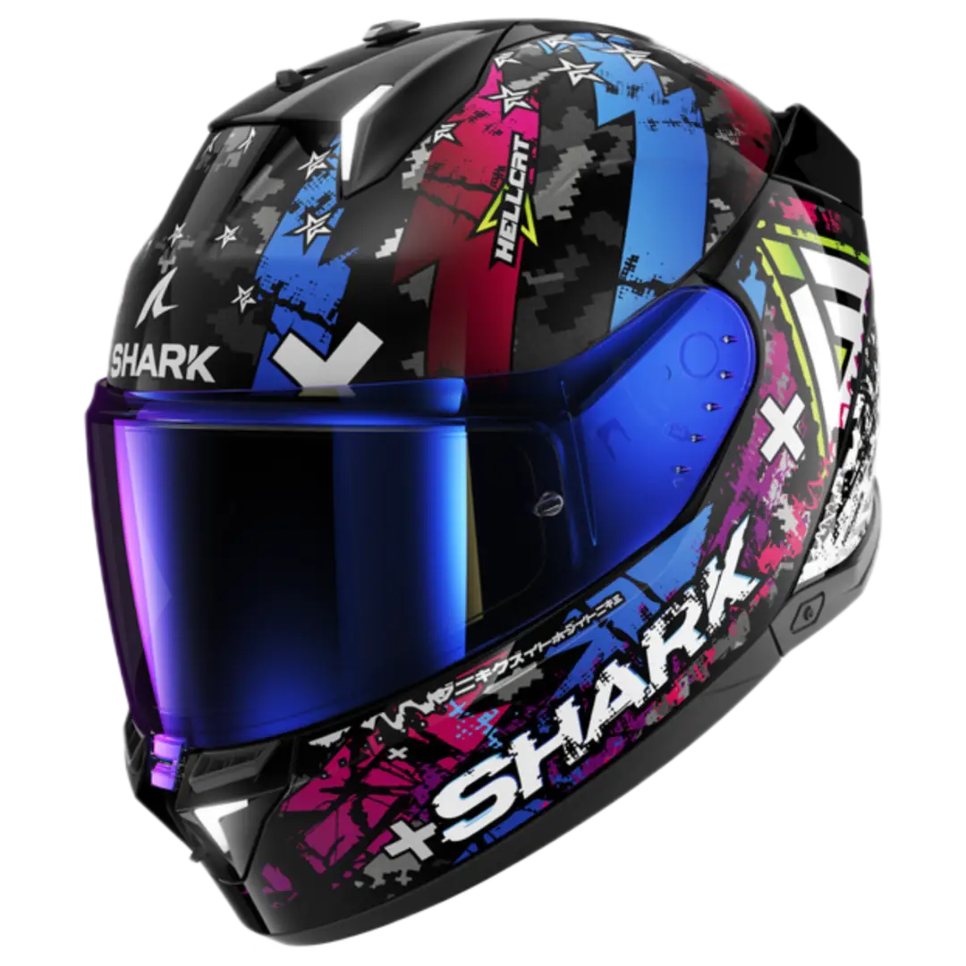 Shark Skwal i3 Hellcat Black Chrom Blue KUB