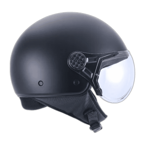 Helm Vito Jet Lavello Mat Zwart
