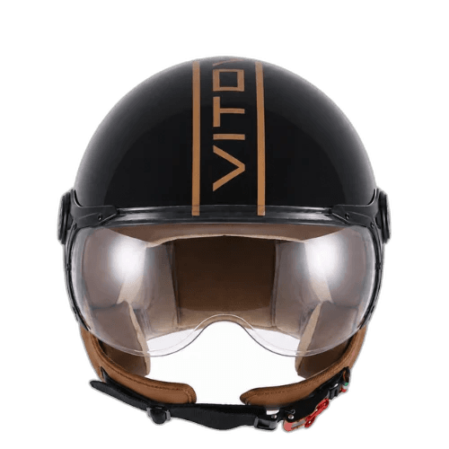 Helm Vito Jet Lavello Glans Zwart
