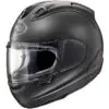 Arai RX-7V Evo integraalhelm in Frost Black met geavanceerde ventilatie en aerodynamisch ontwerp.