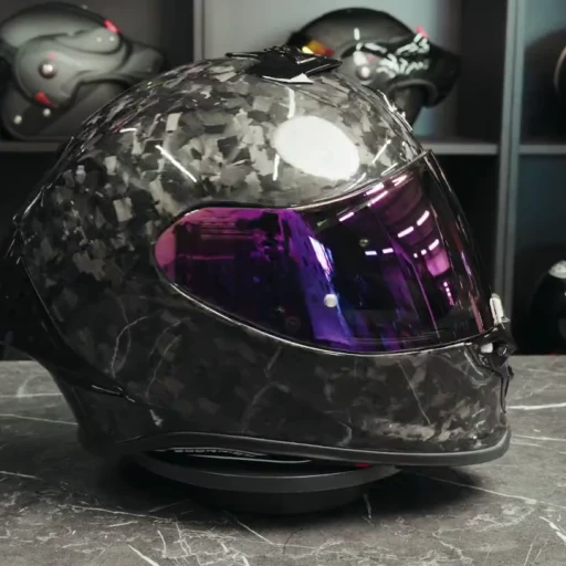 Scorpion EXO-1400/R1/520/391 Purple visor (KDF16-1) - Vespucci