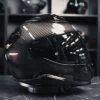 HJC glossy carbon